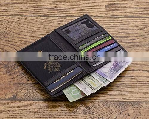 anti thief New arrival logo custom faux leather cheap passport holder