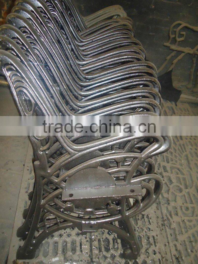 Metal leg garden bench,antique casting iron bench ends,decorative metal bench legs