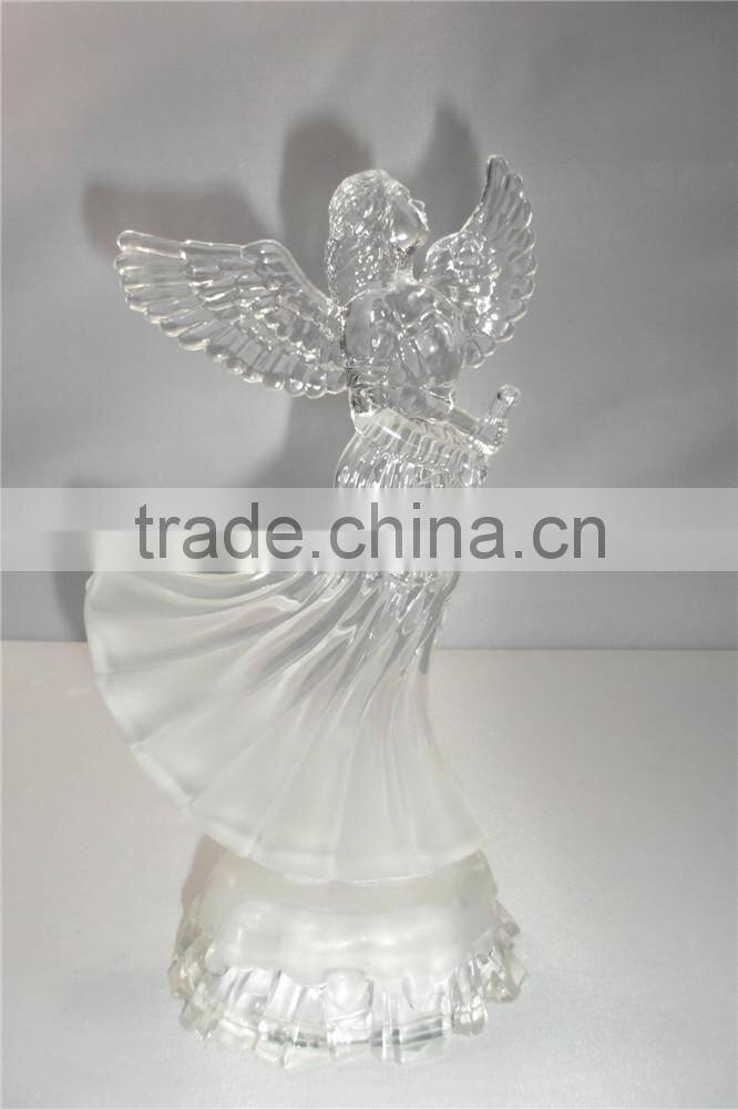 Lovely Acrylic led christmas angel for party decoration