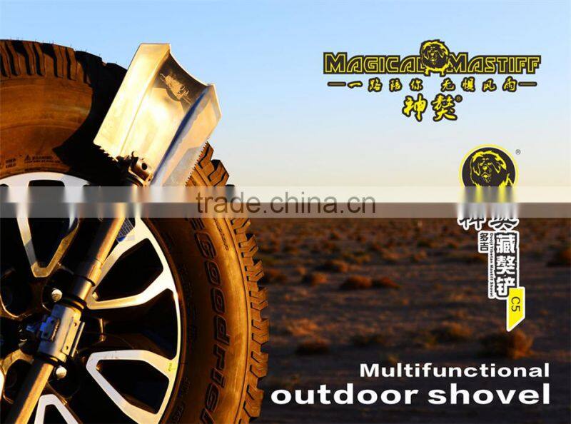 Emergency Car Escape Tool Vehicle Safety Products Multifunction Shovel With Backpack