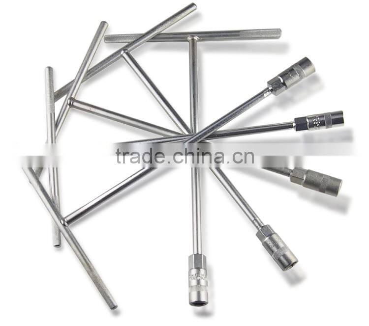 Socket Wrench - Chrome sliding T type socket wrench hex socket wrench