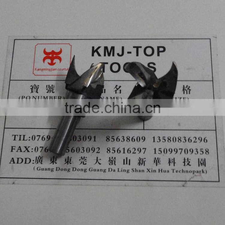 Three tooth alloy beads processing tool