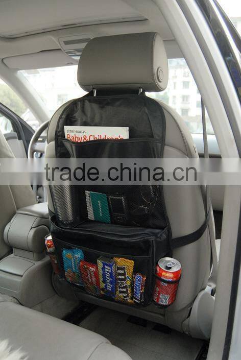 Seat back organizer with cooler