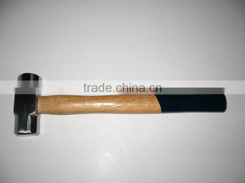Red painted sledge hammer with tpr handle