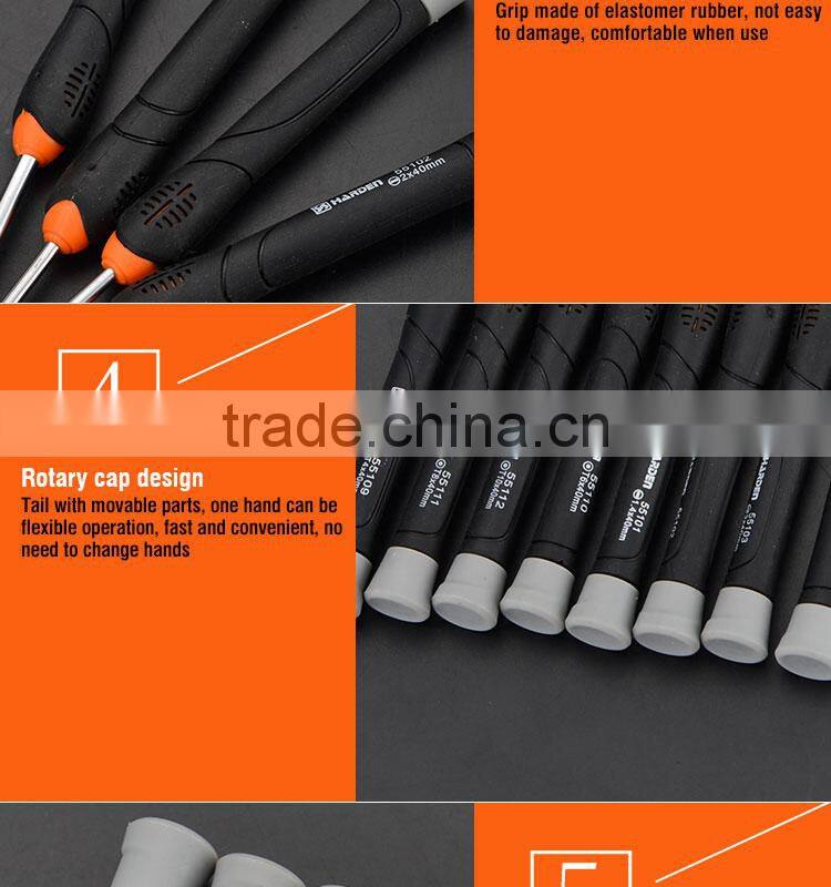 Professional Hand Tool Flat Type Precision Screwdriver 3.0X50mm