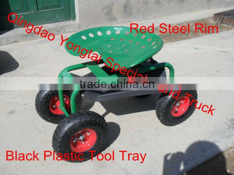 Rolling 4 Wheeled Garden Work Seat