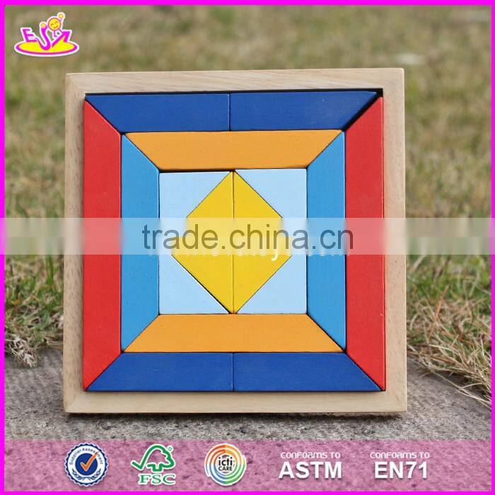 2017 New design 20 pieces educational wooden blocks for toddlers W13A127