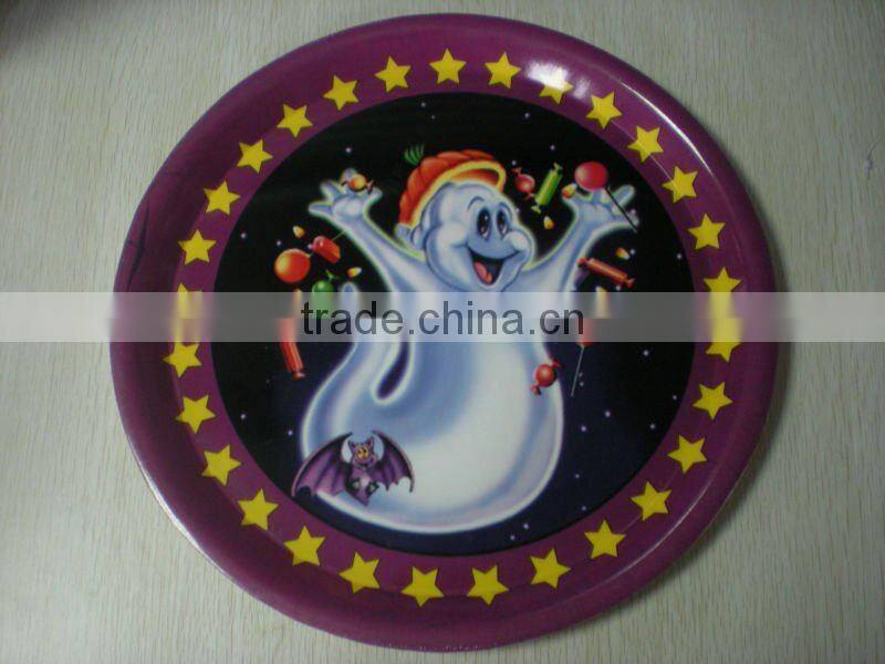 Halloween cheap plastic charger plates
