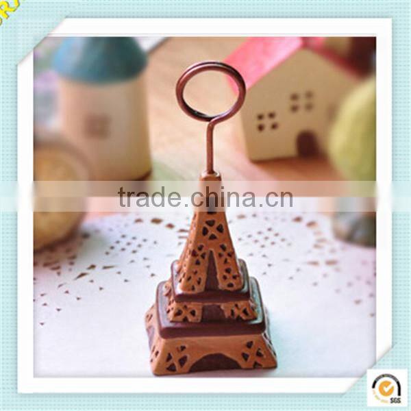 Fashion Europe building style photo memo holder/DIY small plastic memo clip/ customized memo clip China supplier