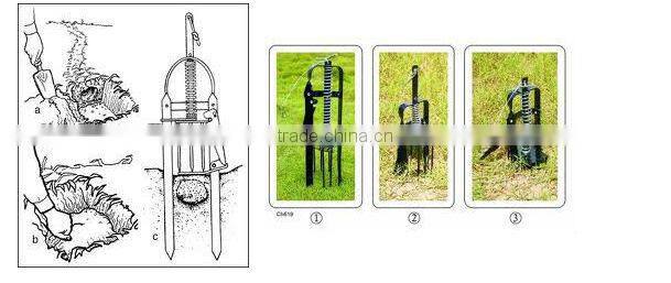 Metal Spring Plunger Mole & Gopher Trap SX-5002