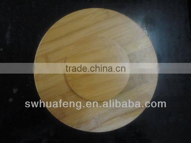 2017 Totally natural bamboo susan turn tables