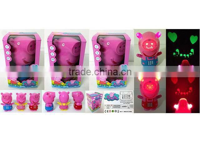 plastic toy pig