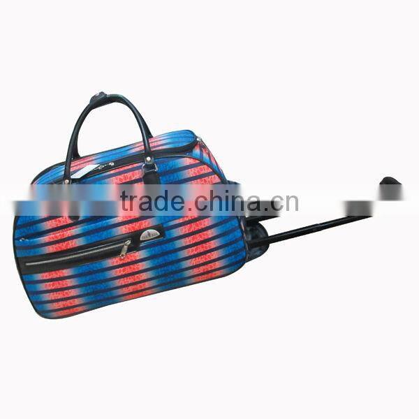 Stylish Waterproof PVC Bags Traveling Bags With Trolly Sport Bags
