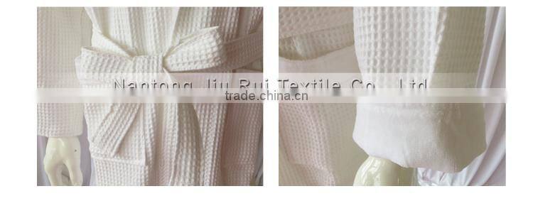 White Bathrobe Thick Winter Waffle Robe Plus Size Sleepwear