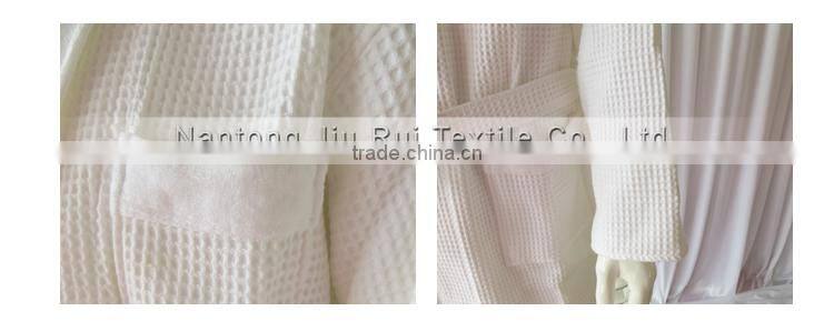 White Bathrobe Thick Winter Waffle Robe Plus Size Sleepwear