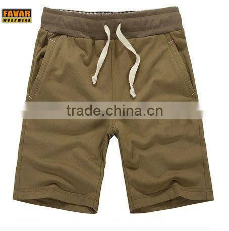 orient way garment relastic casual cotton men's five minutes pants