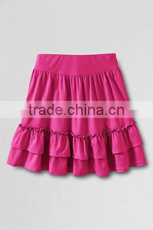 New Design Cake Pattern Half Knitted Girls Kids Skirt