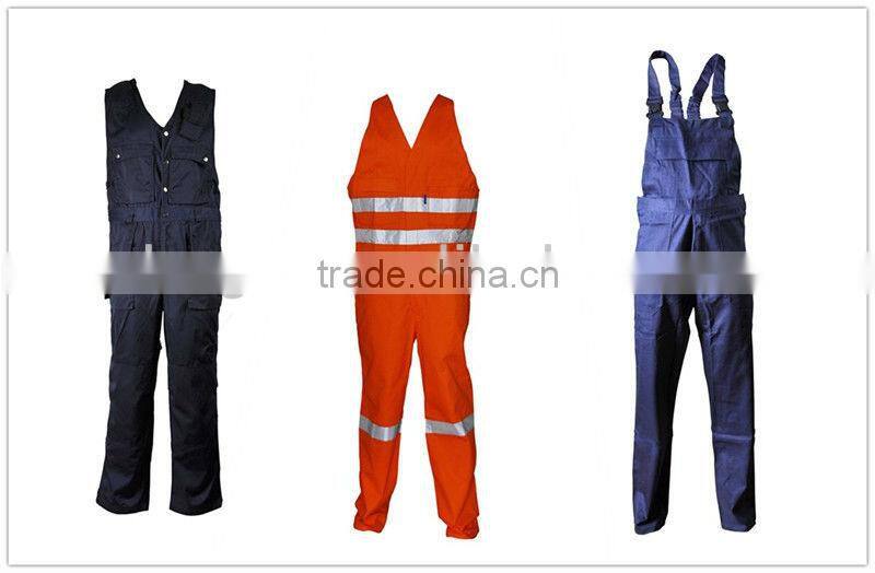 men's working flame resistant cotton bib overalls