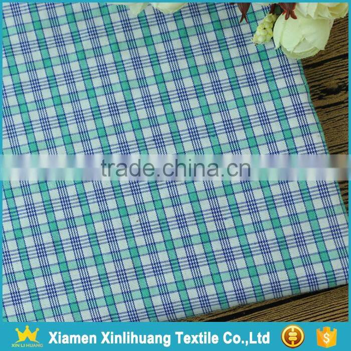Custom Yarn Dyed 65 Polyester 35 Cotton Blend Shirting Fabric