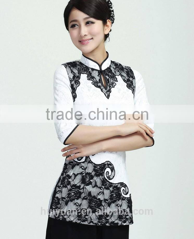 Newest Woman Polyester / Cotton Hotel Reception Uniform