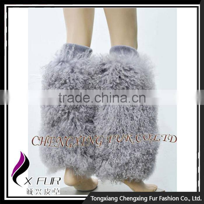 CX-A-15 China Wholesale Hot Sale Rabbit Fur Knitting Women Leg Warmer