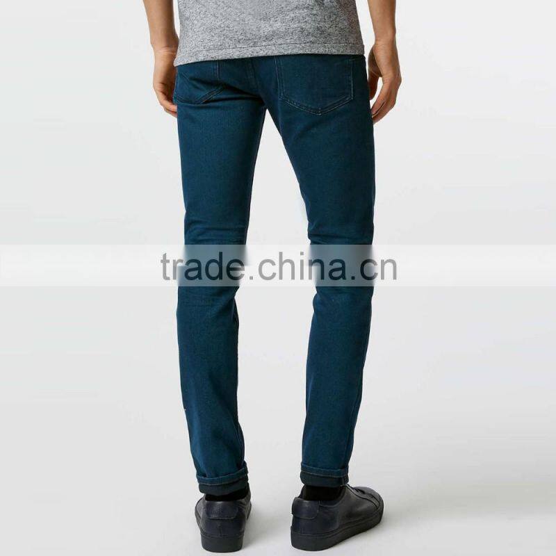 custom made logo casual denim men's jeans pants