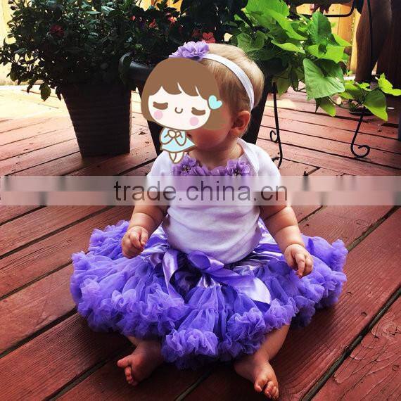 New Baby Girl Tutu Skirt Chiffon Lace Princess Latin Dance Party Pettiskirt Ruffles Kids Bow Silk Ballet