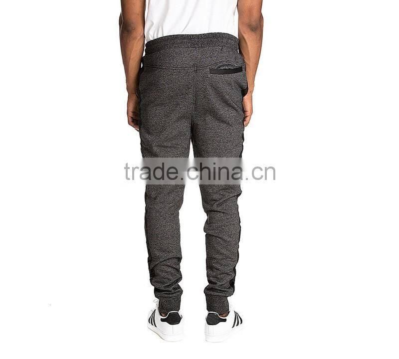 heathered gray brushed jersey mens new design joggers
