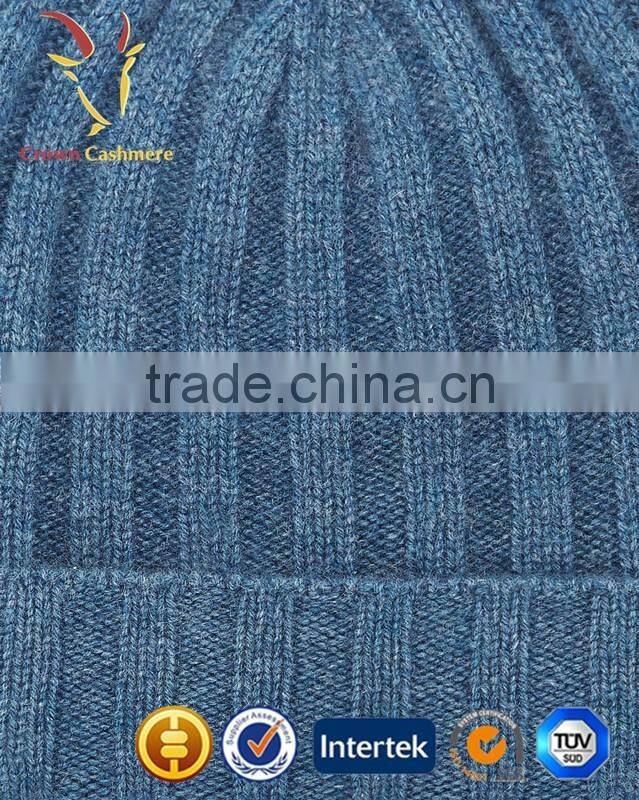 Best Selling Rib Fashion 100 Cashmere Beanie Hats