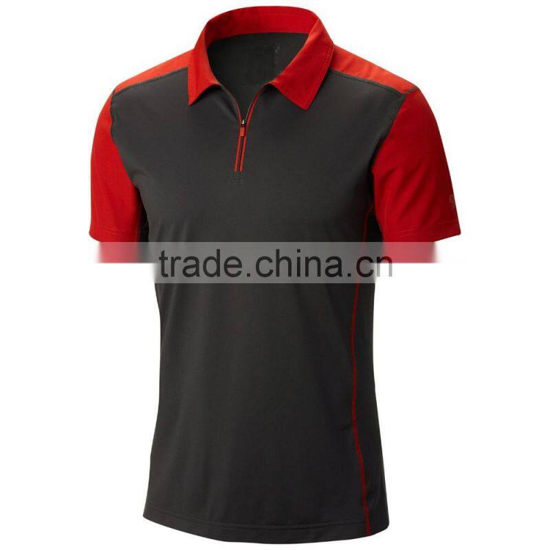 modern trend design breathable polyester man polo sport t-shirt