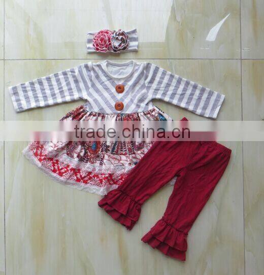 Children's Boutique Clothing Spring Summer Carousel Pattern Set QL-92