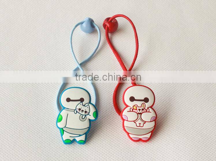 Big hero baymax cartoon characters kids elastic hair tie