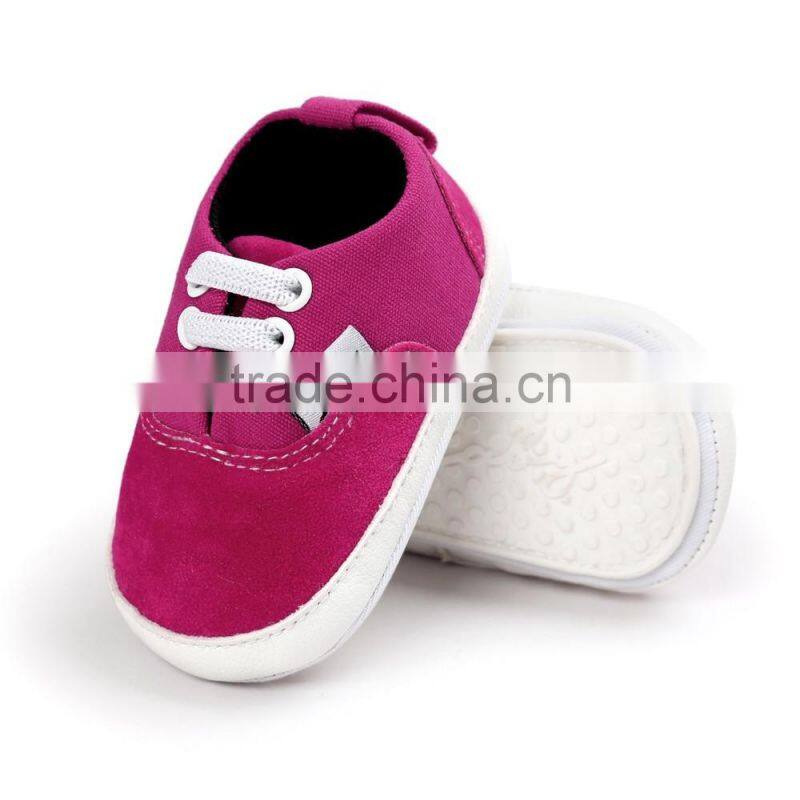 2017 baby shoes, colorful baby boy canvas shoes