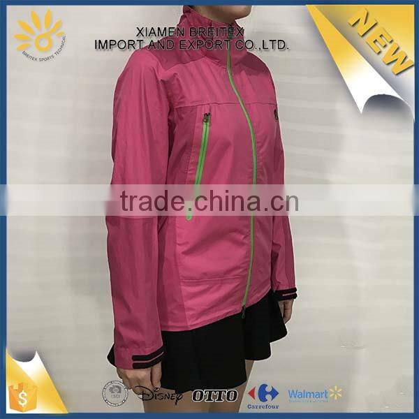 Good quality custom women wholesale windbreaker jackets