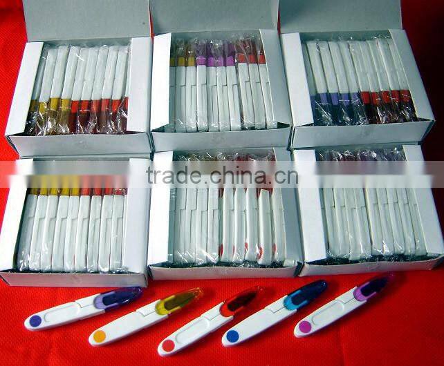 Wholesale variable colors scissors with with a transparent lid used in cross stitch