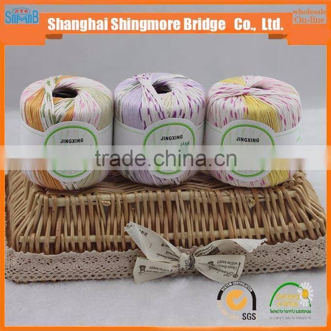 bamboo blended knitting yarn for knitting sweater with reasonable price