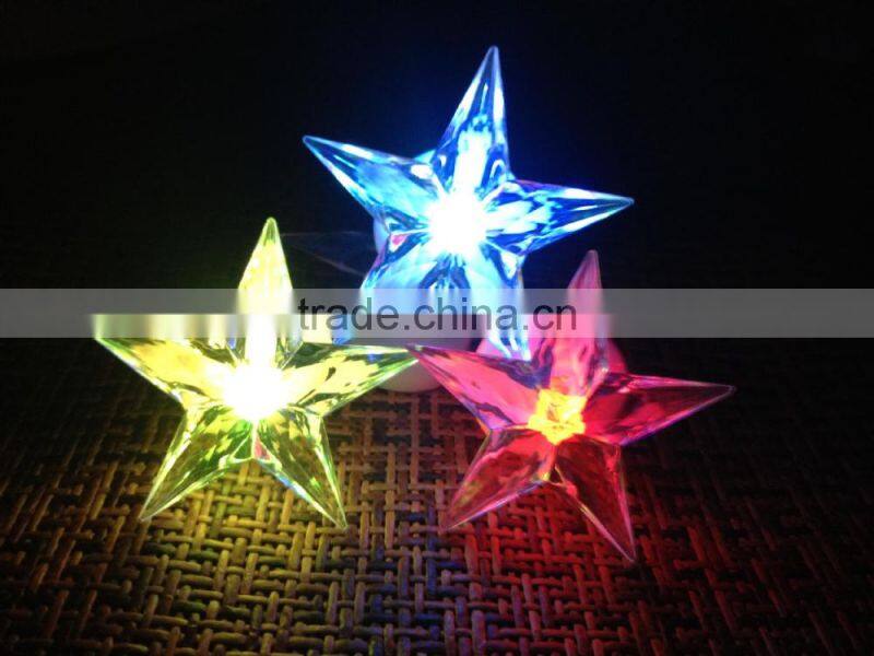 LED light up flashing Christmas tree with optical fiber