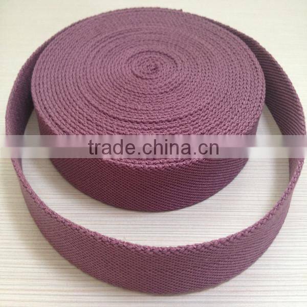 1.5 inch woven cotton webbing for strap