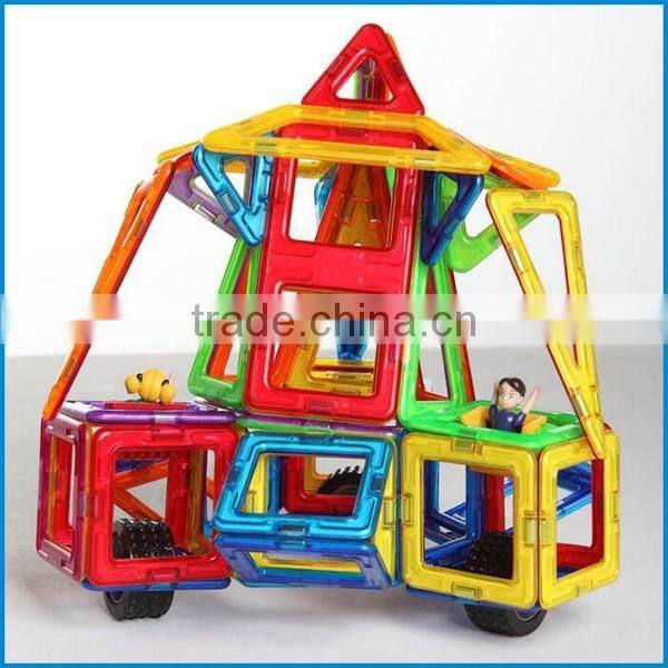 Intelligent magnetic construction set toys for brain development