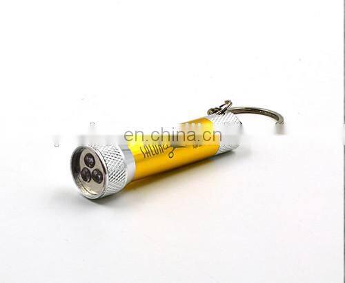Mini flashlight 3led keychain flashlight