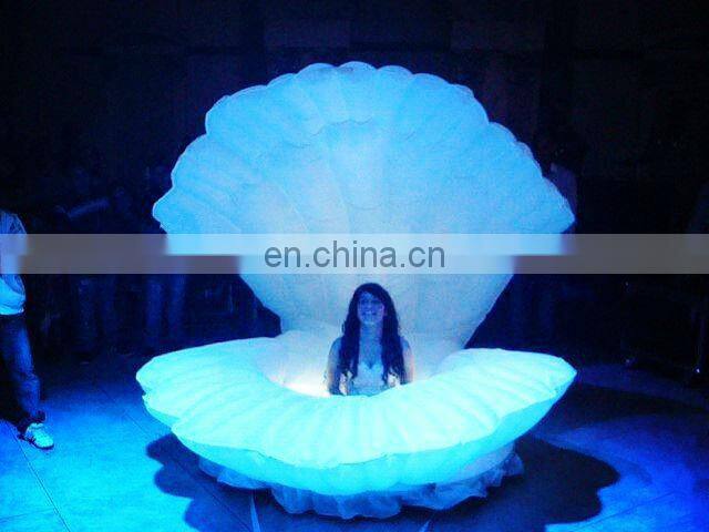 2013 Hot-Selling Giant led inflatable shell for wedding/decoration