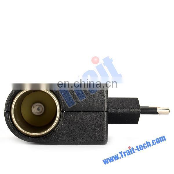 Black EU Plug 110V-240V AC to 12V DC Car Cigarette Power Adapter Converter Universal Socket Charger Adapter