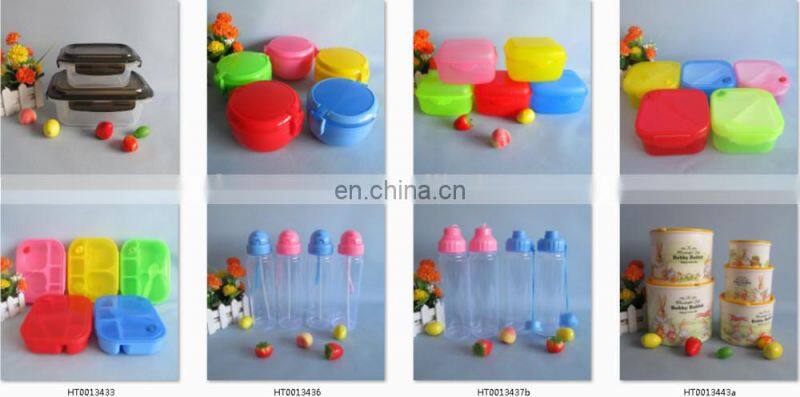 6pcs White 6 inch plastic square plate