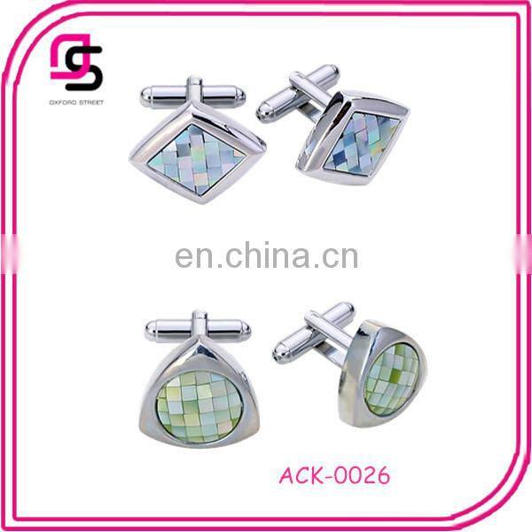 High Quality Cheap Custom Stainless Steel Cufflink Blanks