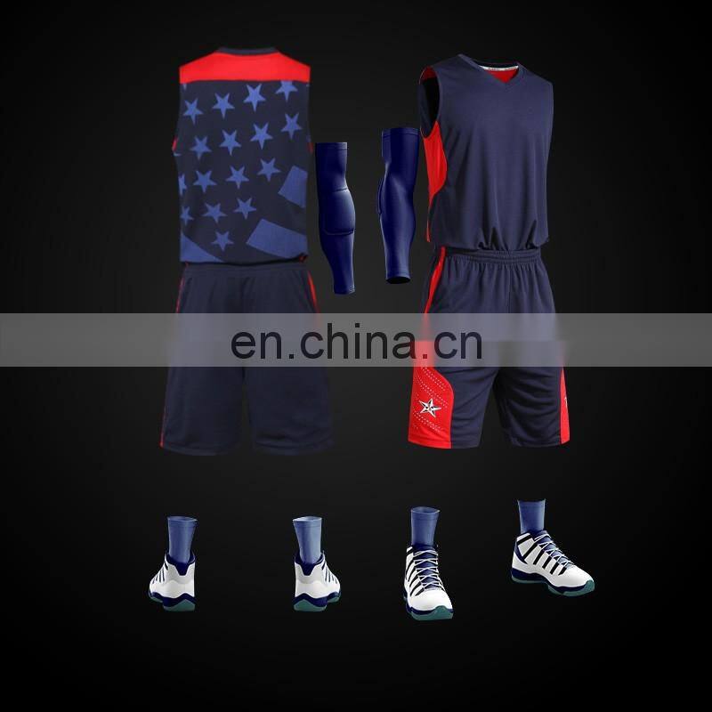Design adault 100% cool mesh moisture wicking polyester basketball jersey