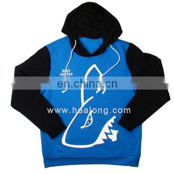 Healong No Logo Blank Half Sleeve Hoodies