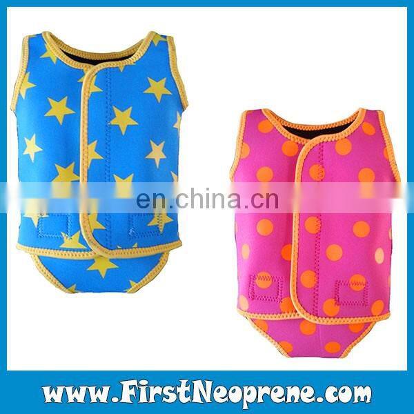Blue And Pink Apple Beachfront Neoprene Baby Swim Wraps