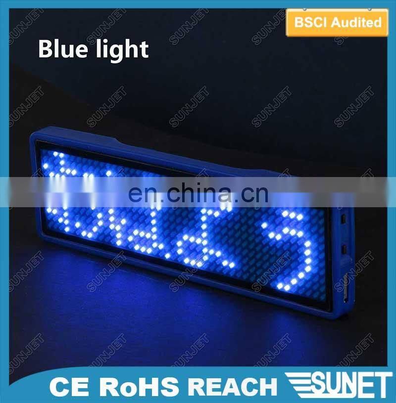 Factory direct sale led moving messages sheriff lapel pins