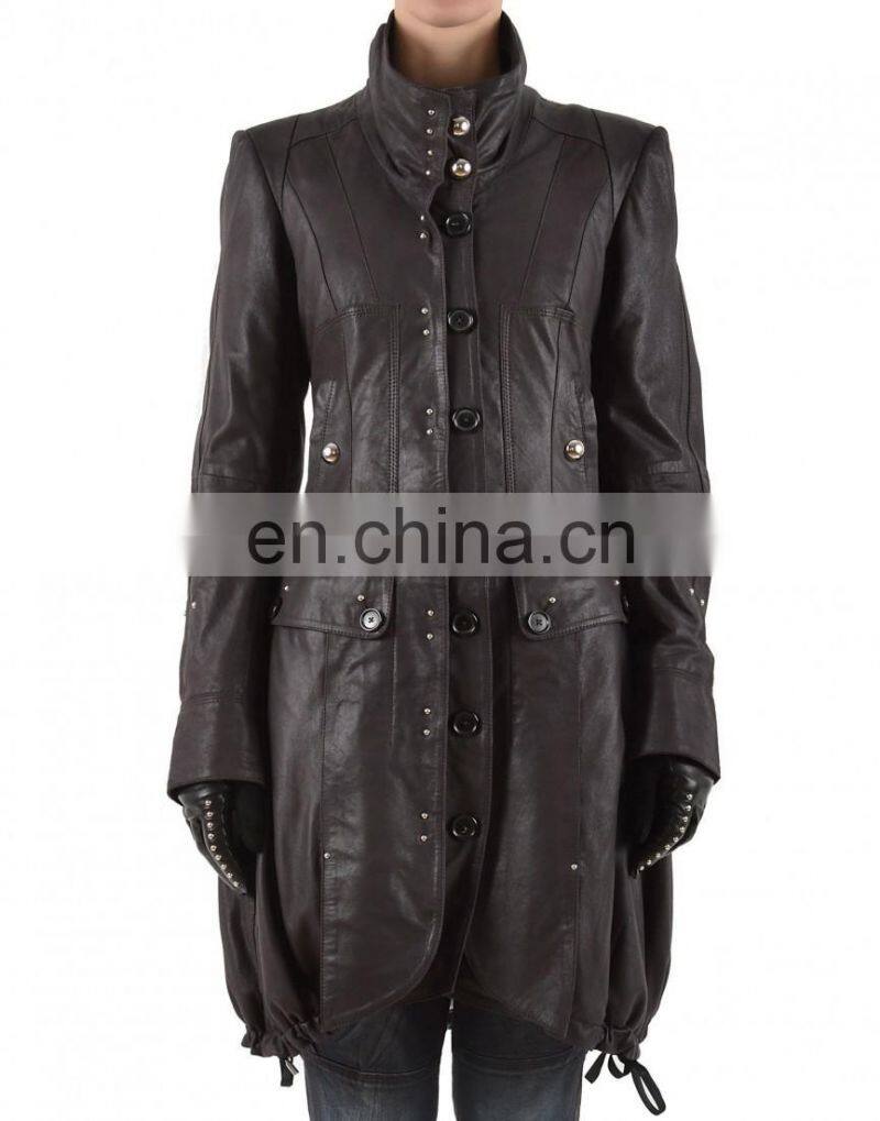 2017 metallic coated genuine leather