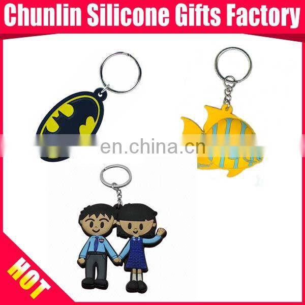Soft Pvc Rubber Custom Keychain for Promotional Gifts
